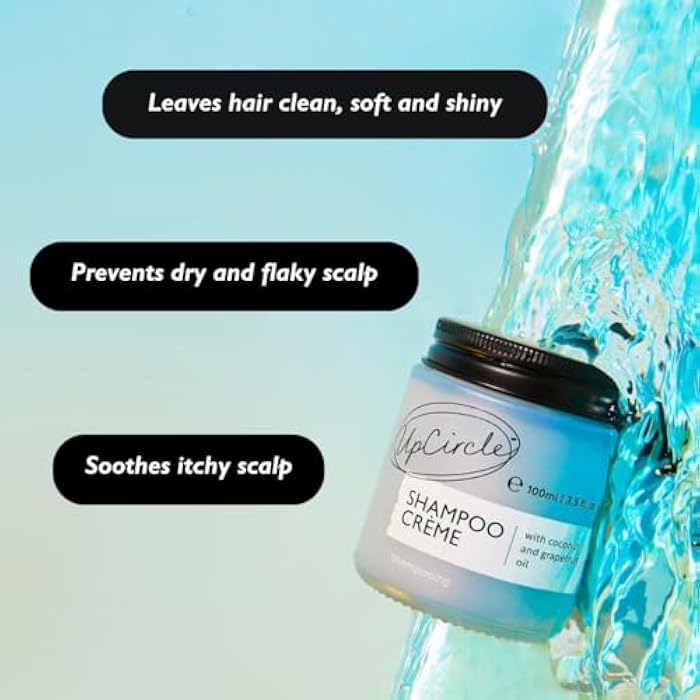 UpCircle Shampoo Crème with Rosemary Oil + Pink Berry – Gentle Formulation To Soothe + Cleanse – Coconut + Grapefruit oil – Natural, Vegan + Cruelty-Free - Image 2